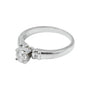 Solitario en oro blanco de 14K - Boutique San Agustín