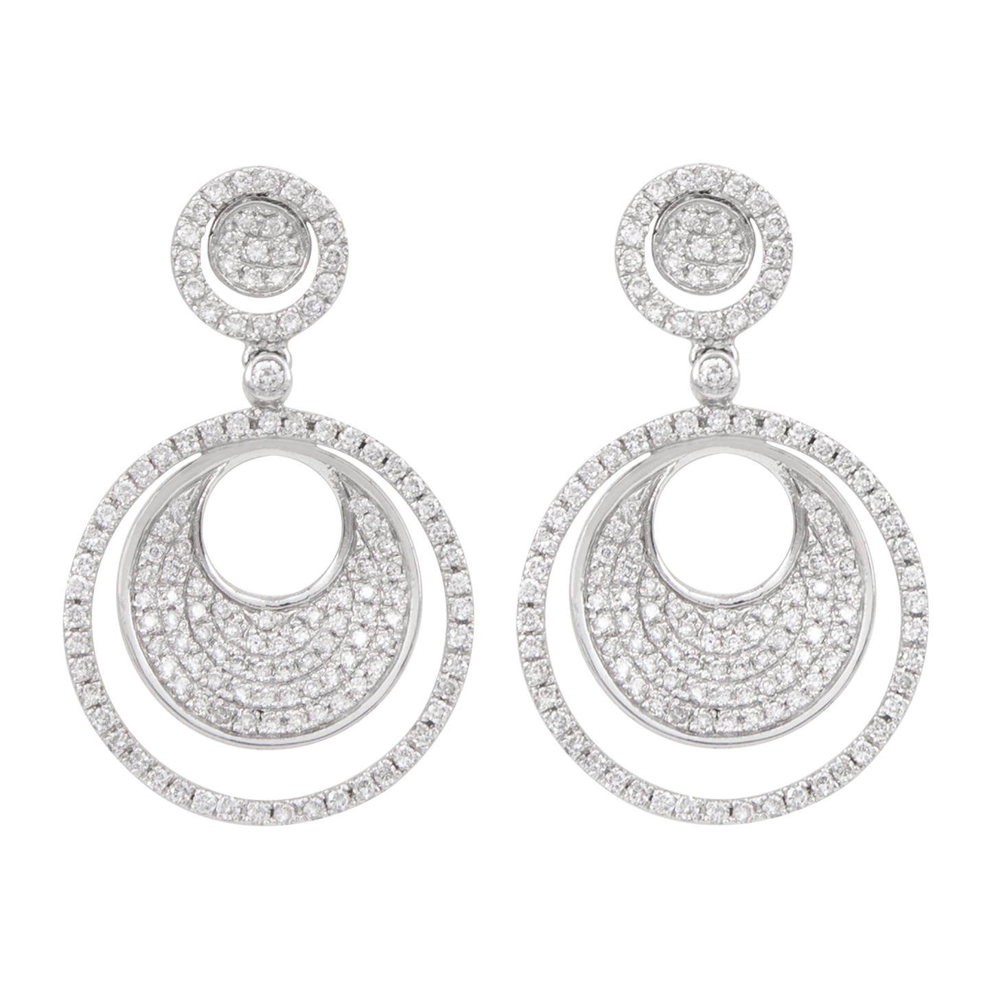 Aretes con Círculos Dobles