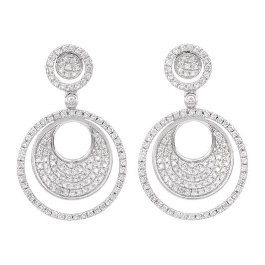 Aretes con Círculos Dobles