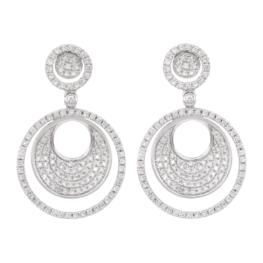 Aretes con Círculos Dobles