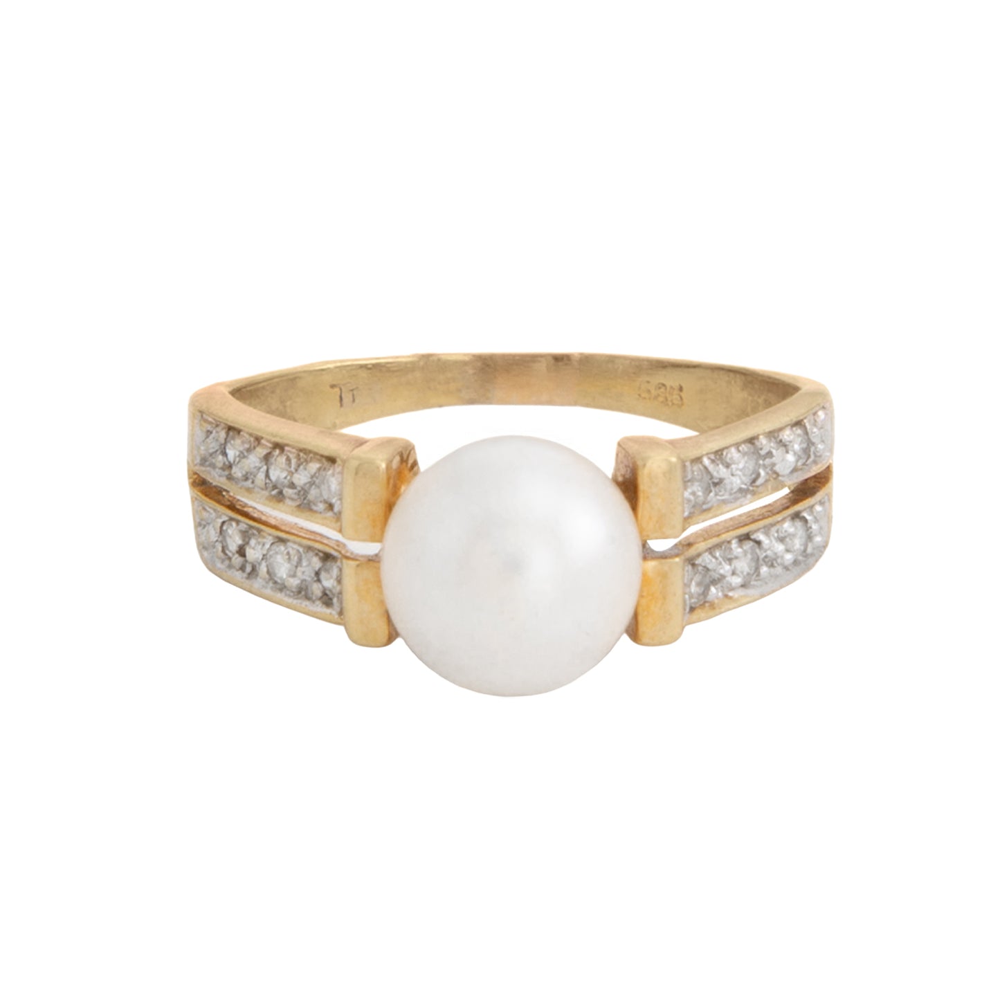 Juego de Aretes y Anillo Perlas