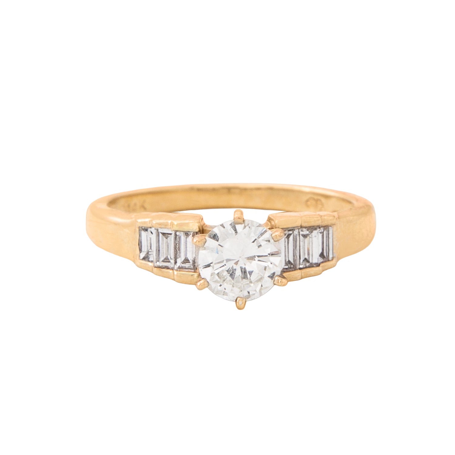 Anillo Solitario 14k
