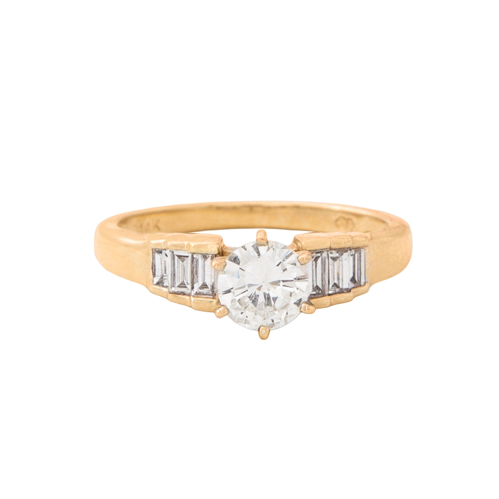 Anillo Solitario 14k