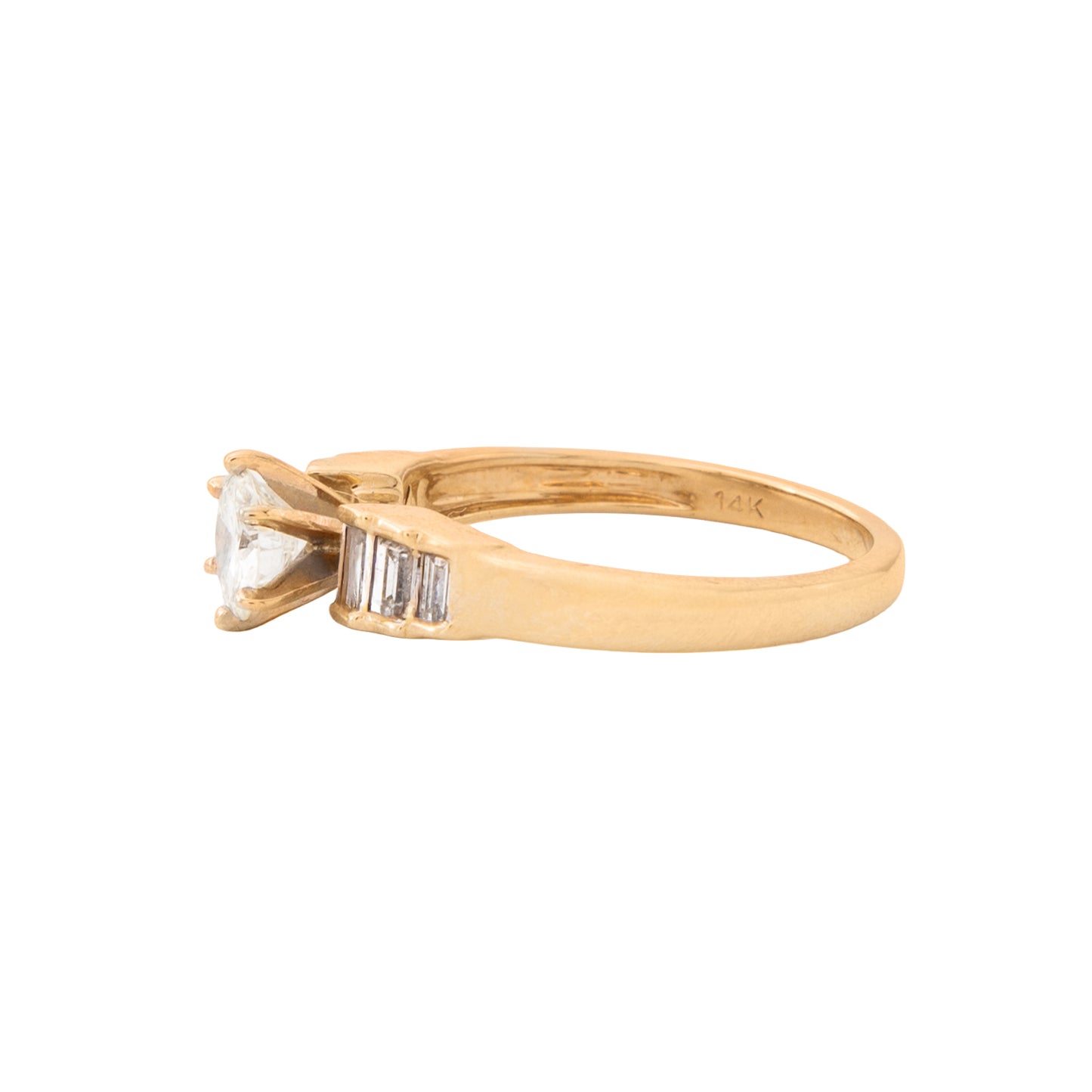 Anillo Solitario 14k