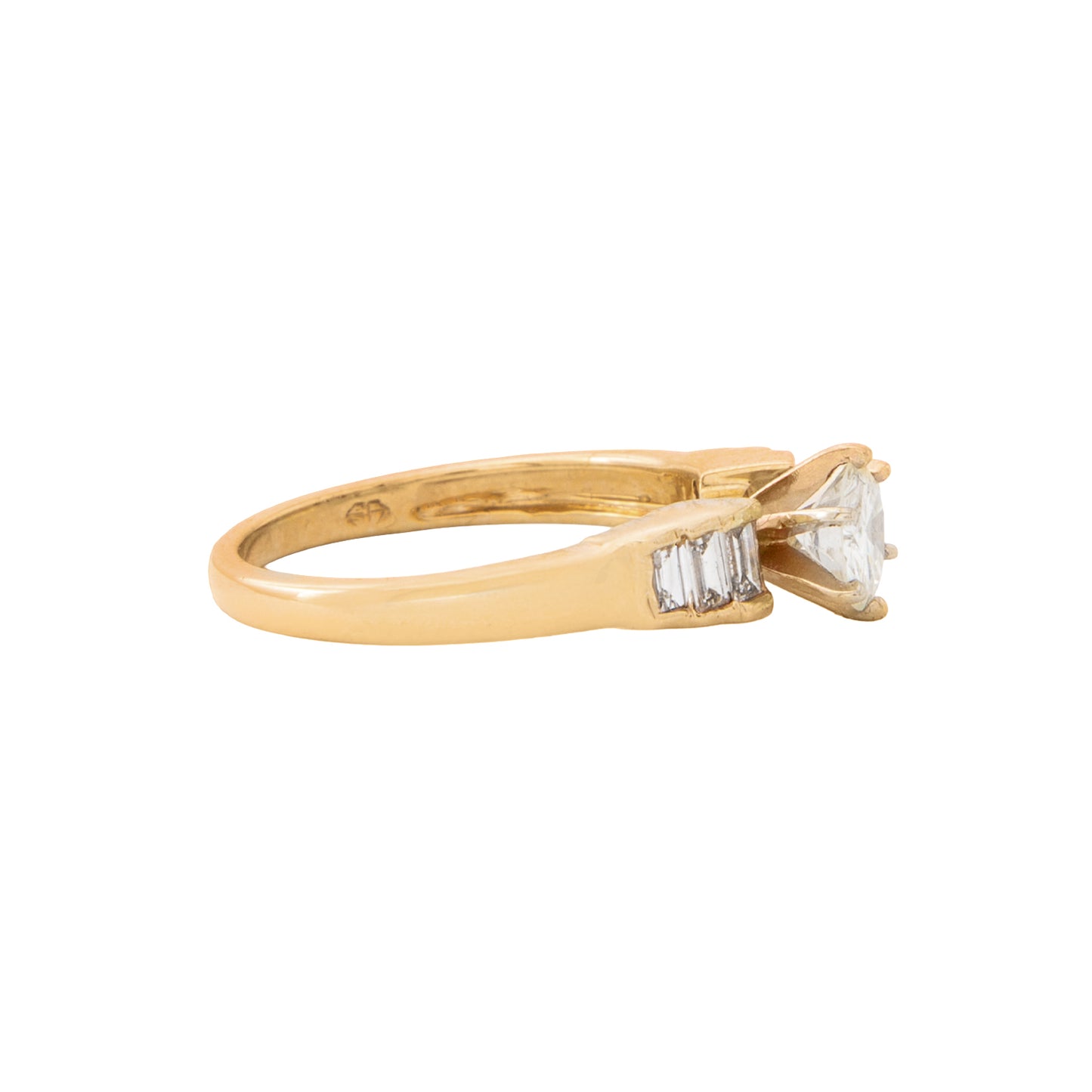 Anillo Solitario 14k