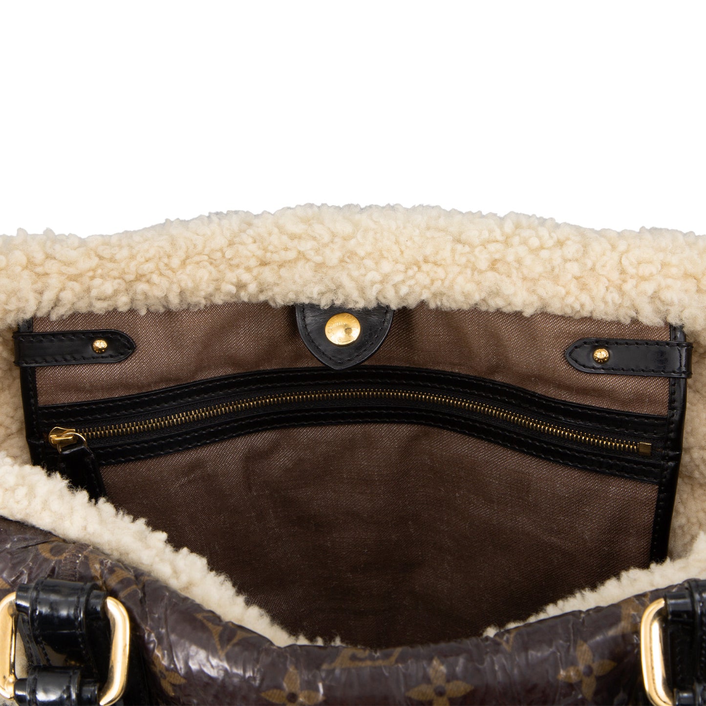 Bolsa Shearling Thunder Monogram
