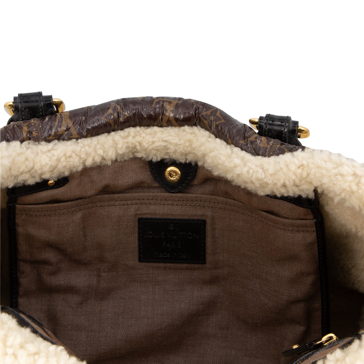 Bolsa Shearling Thunder Monogram