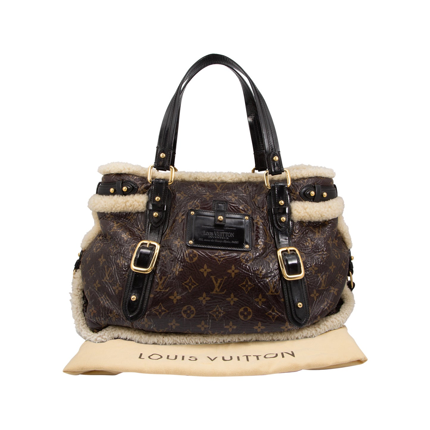 Bolsa Shearling Thunder Monogram