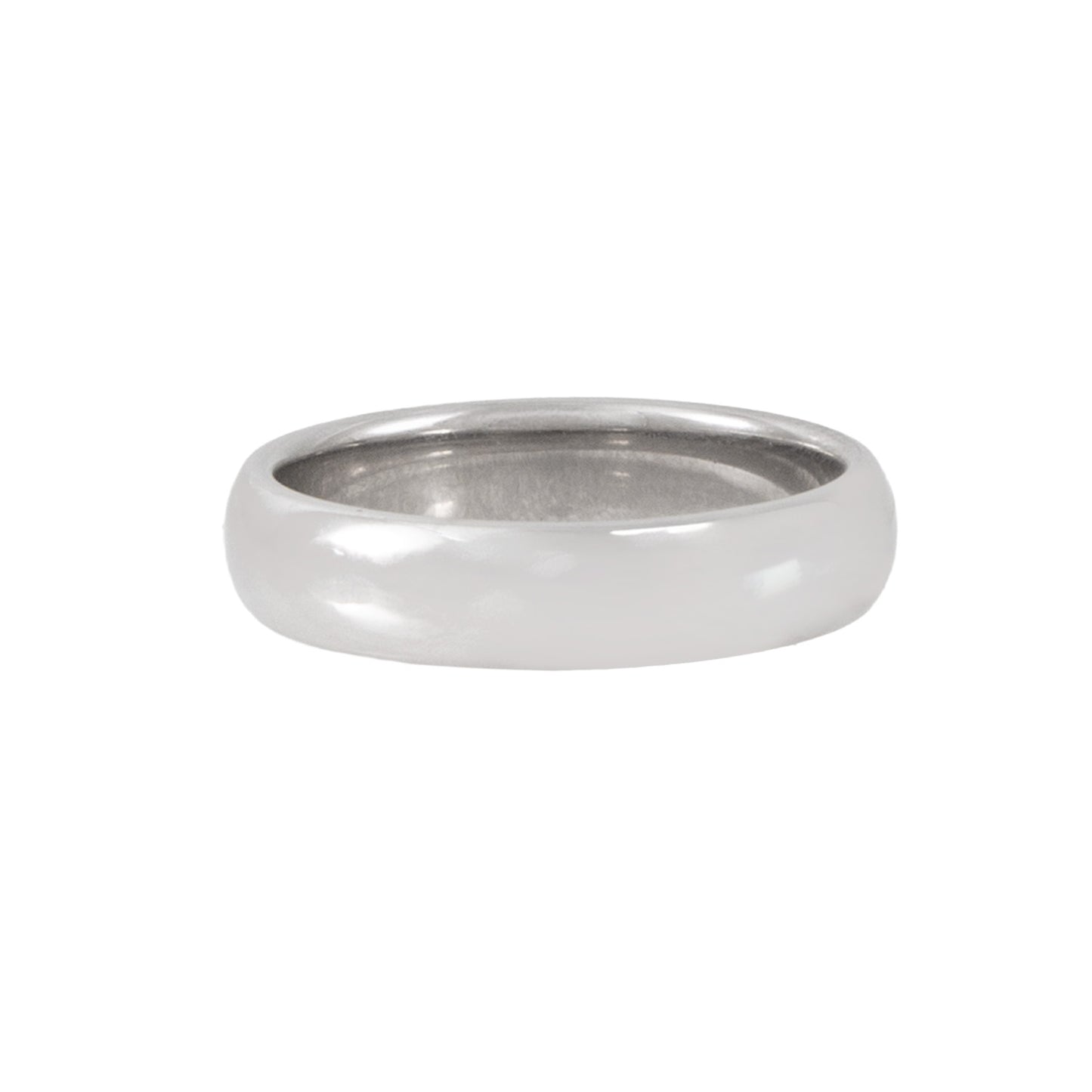 Par de Argollas en Platino