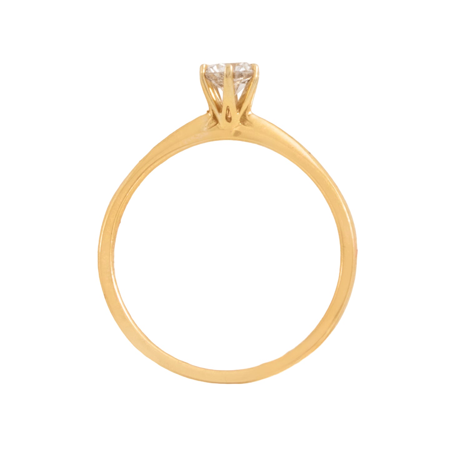Anillo Solitario 14k