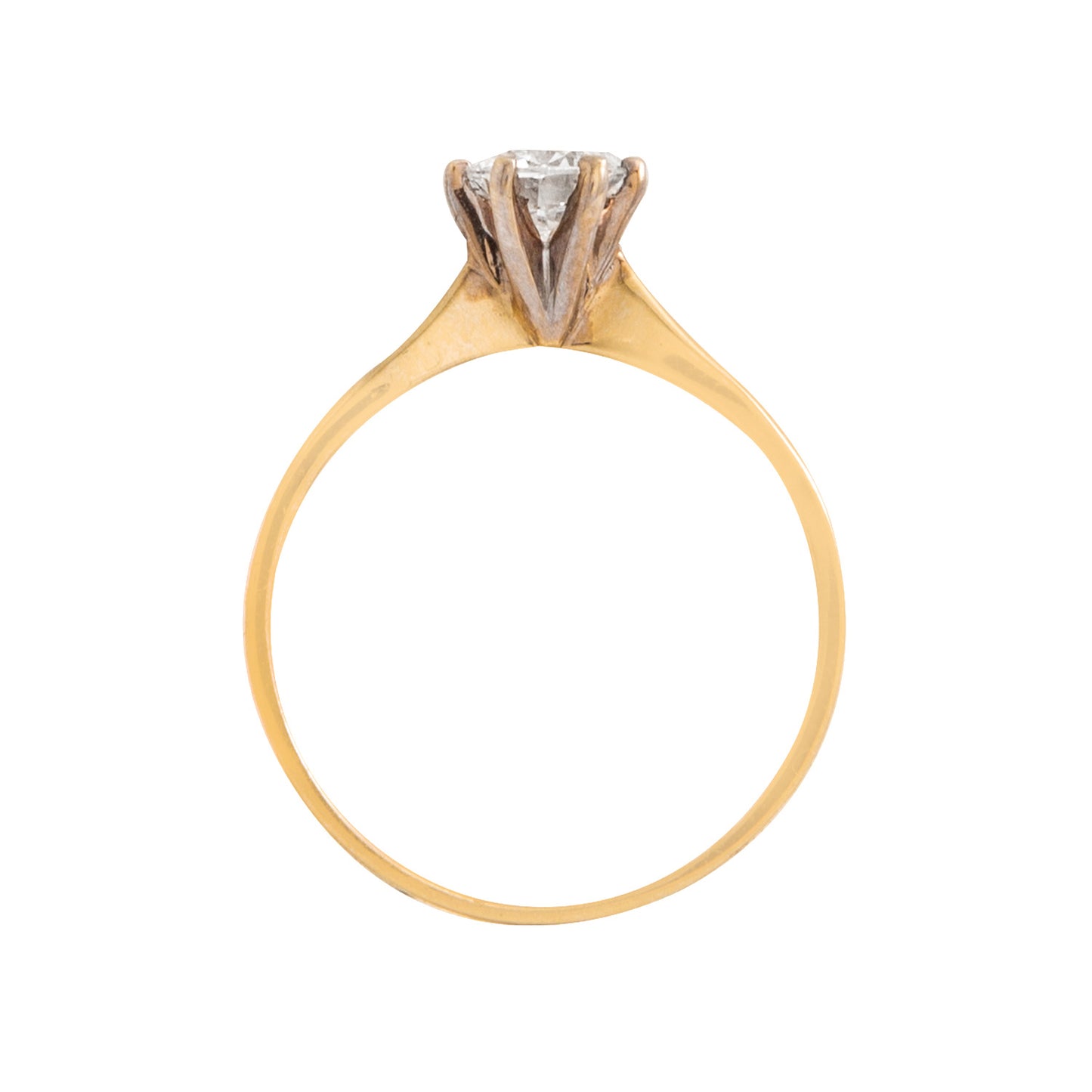 Anillo Solitario 14k