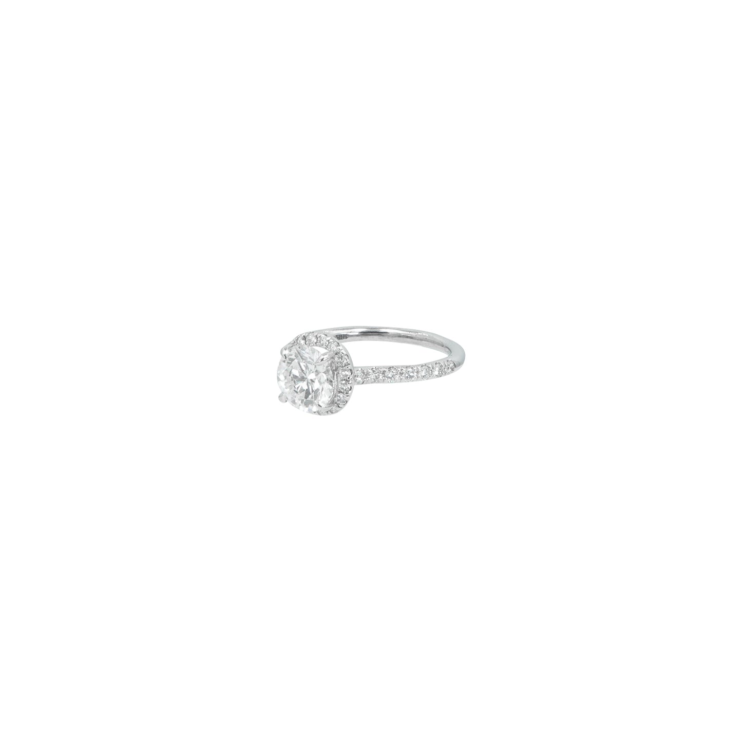 Anillo Solitario con Diamante central de 1.63 CT