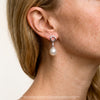 Aretes Colgantes de Perla
