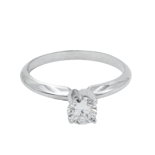 Anillo Solitario con Brillante 0.45 ct