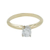Anillo Solitario en Oro Amarillo - Boutique San Agustín