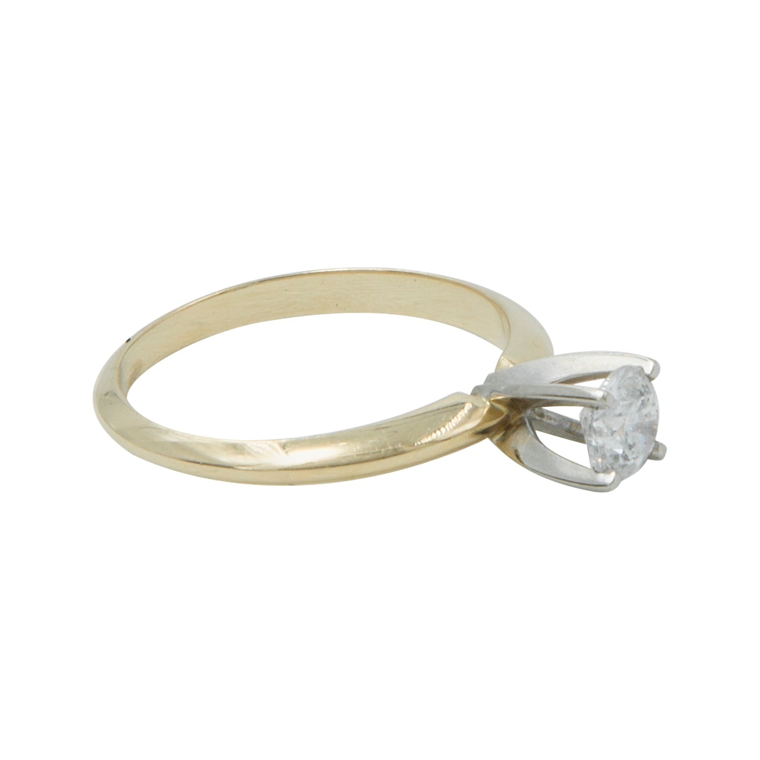Anillo Solitario en Oro Amarillo - Boutique San Agustín