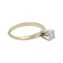 Anillo Solitario en Oro Amarillo - Boutique San Agustín