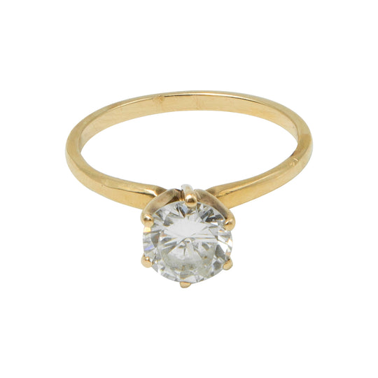 Anillo Solitario 1.18 CT Claridad SI2