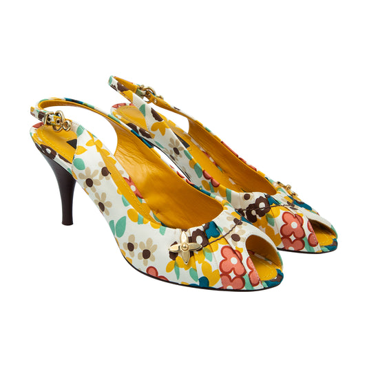 VENDIDO Zapatos diseño flores