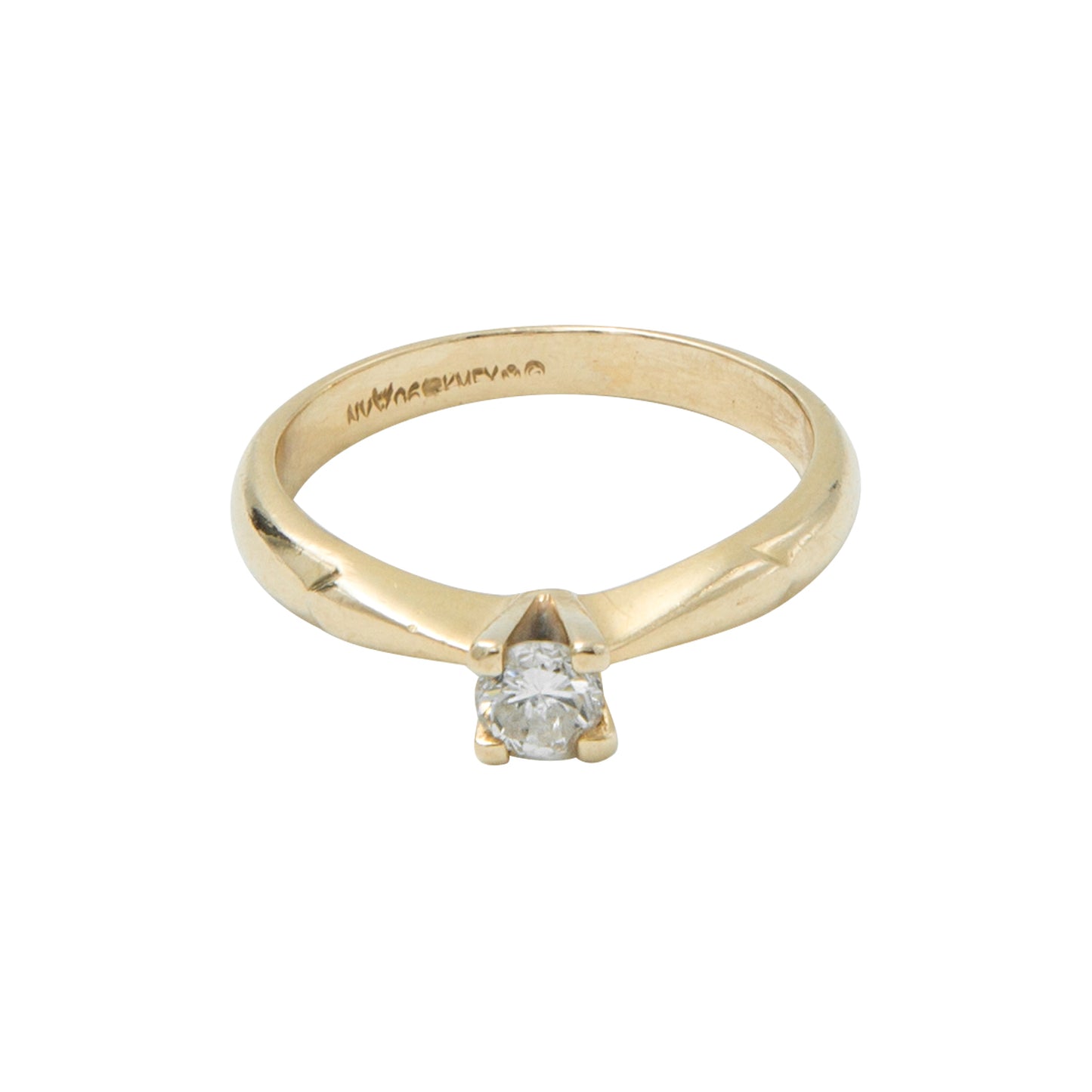 Anillo Solitario de 0.22 CT