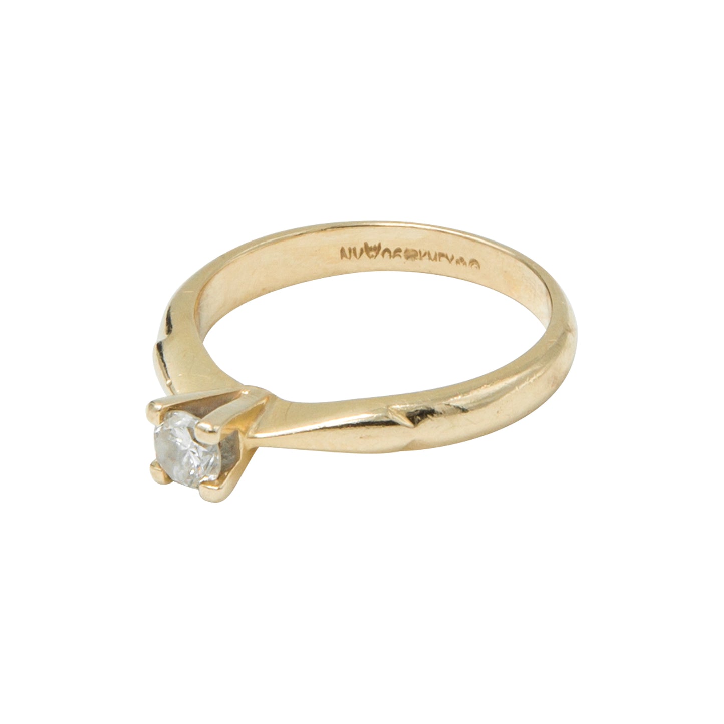 Anillo Solitario de 0.22 CT