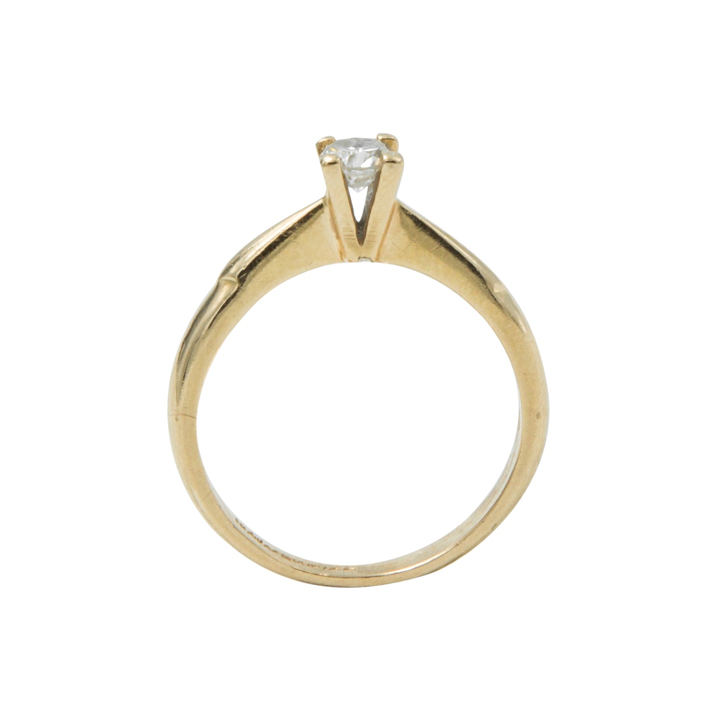 Anillo Solitario de 0.22 CT