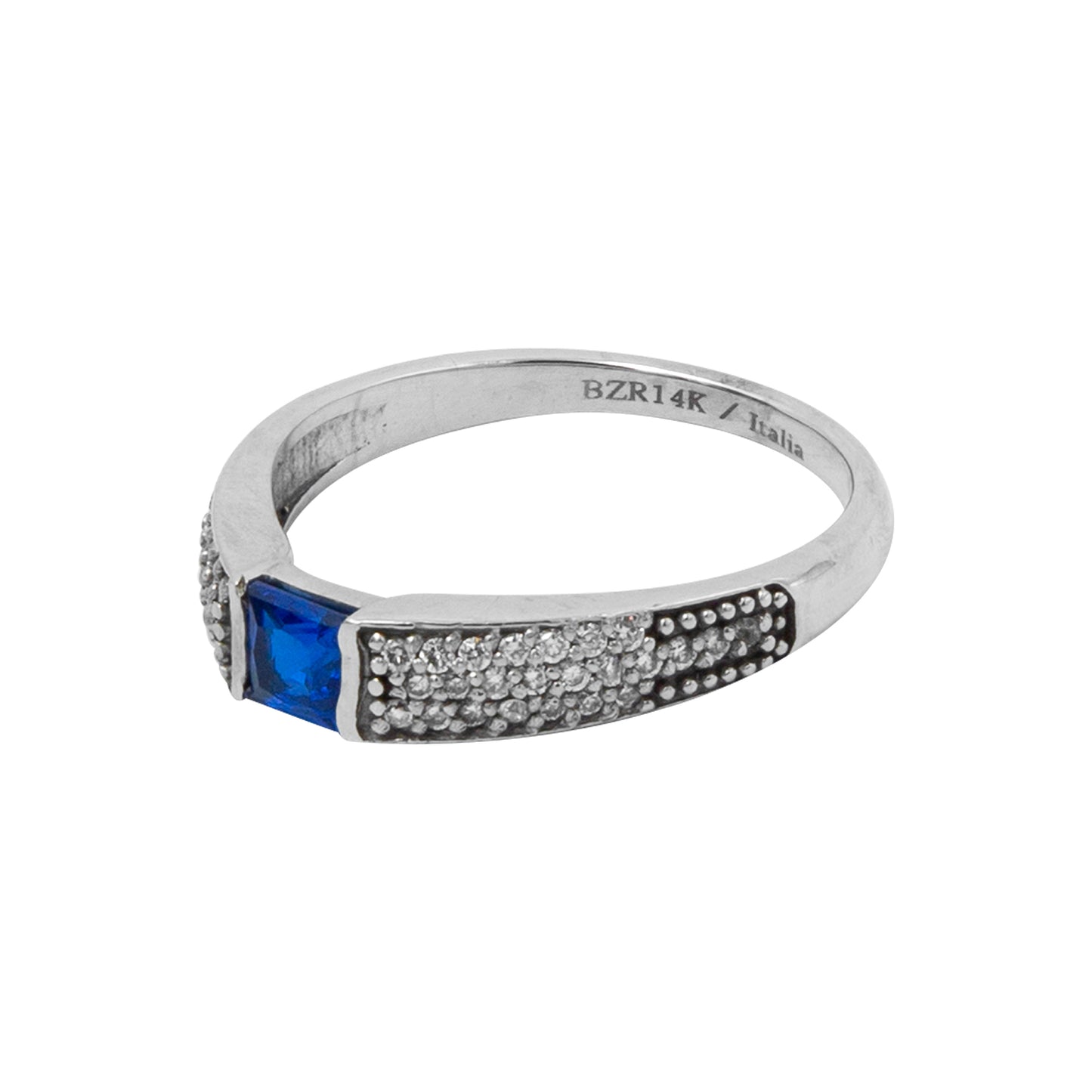 Anillo de Dama con Piedra Azul