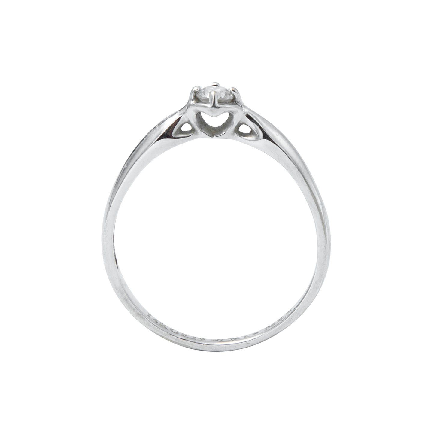 Anillo Tipo Solitario de 0.20 CT