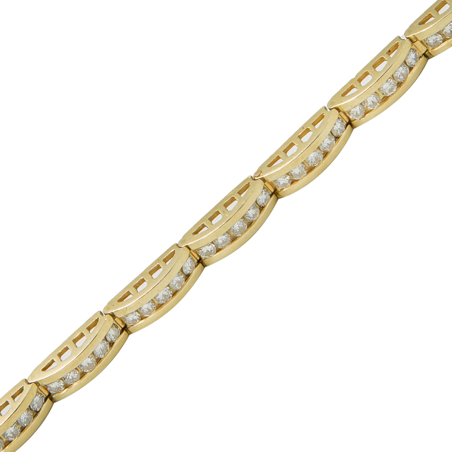 Pulsera en Oro con diamantes