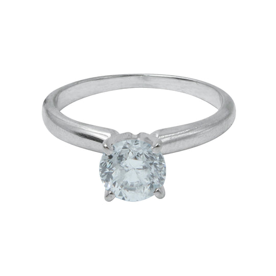 Anillo solitario 14k 0.75CT
