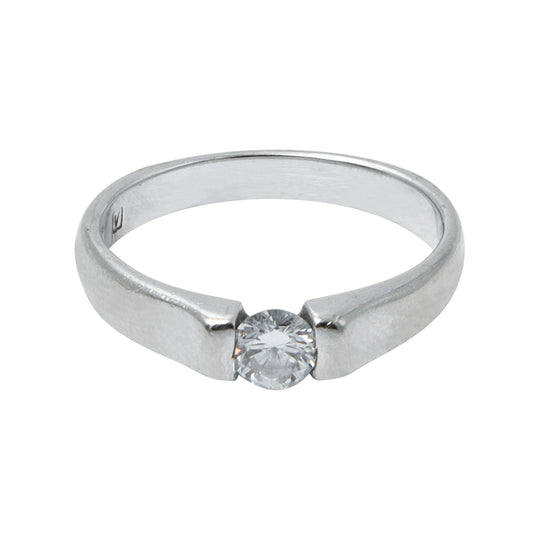 Anillo solitario 14k 0.30CT