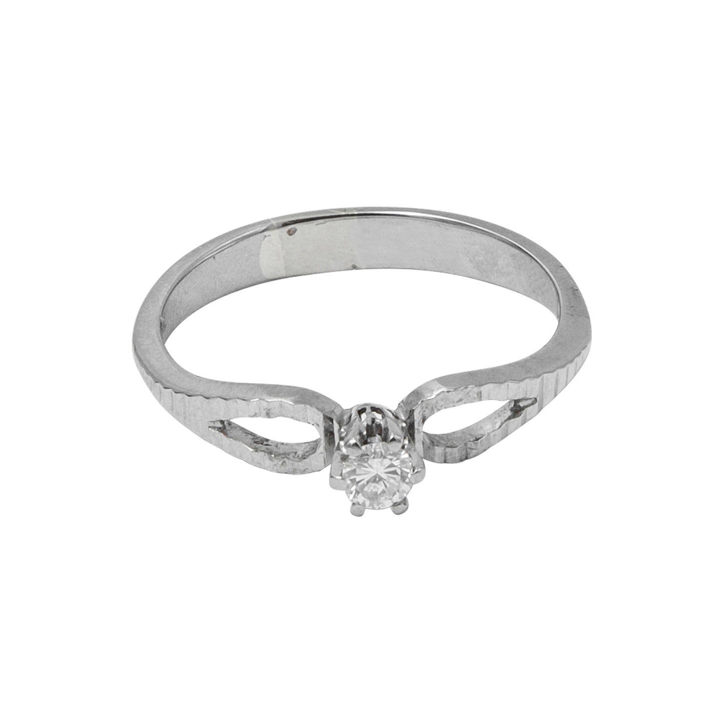 Anillo Solitario 0.13 CT