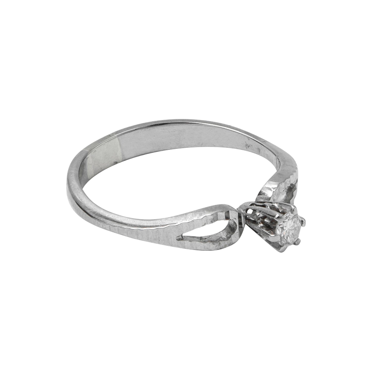 Anillo Solitario 0.13 CT