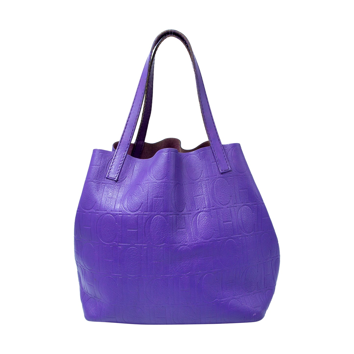 Bolso Matryoska en piel color morado