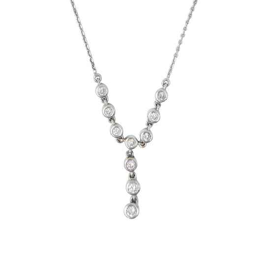 VENDIDO Gargantilla con Chispas de Diamante