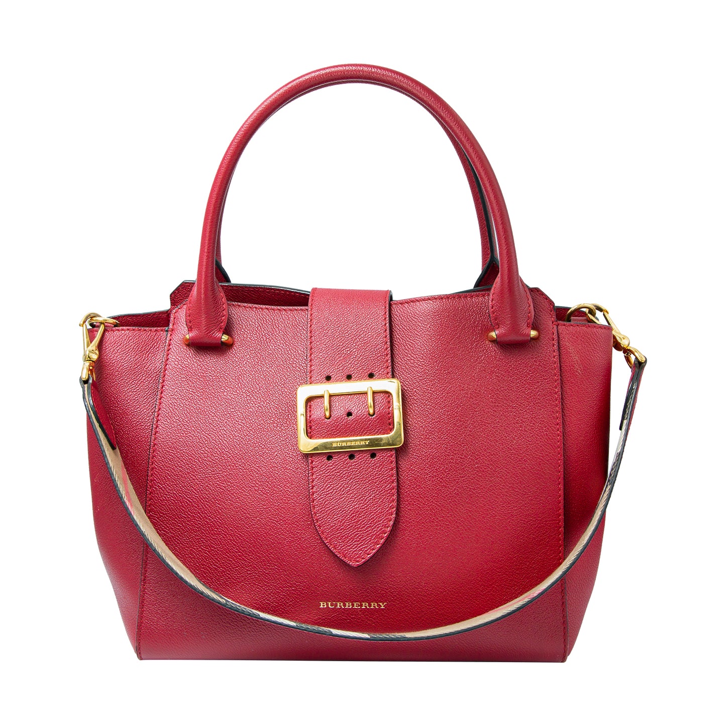 Bolso Buckle Small color rojo