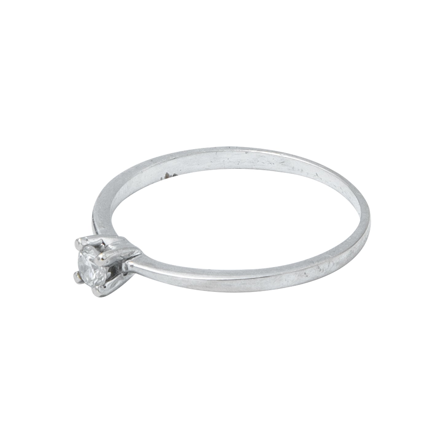 Anillo Solitario de 0.10 CT