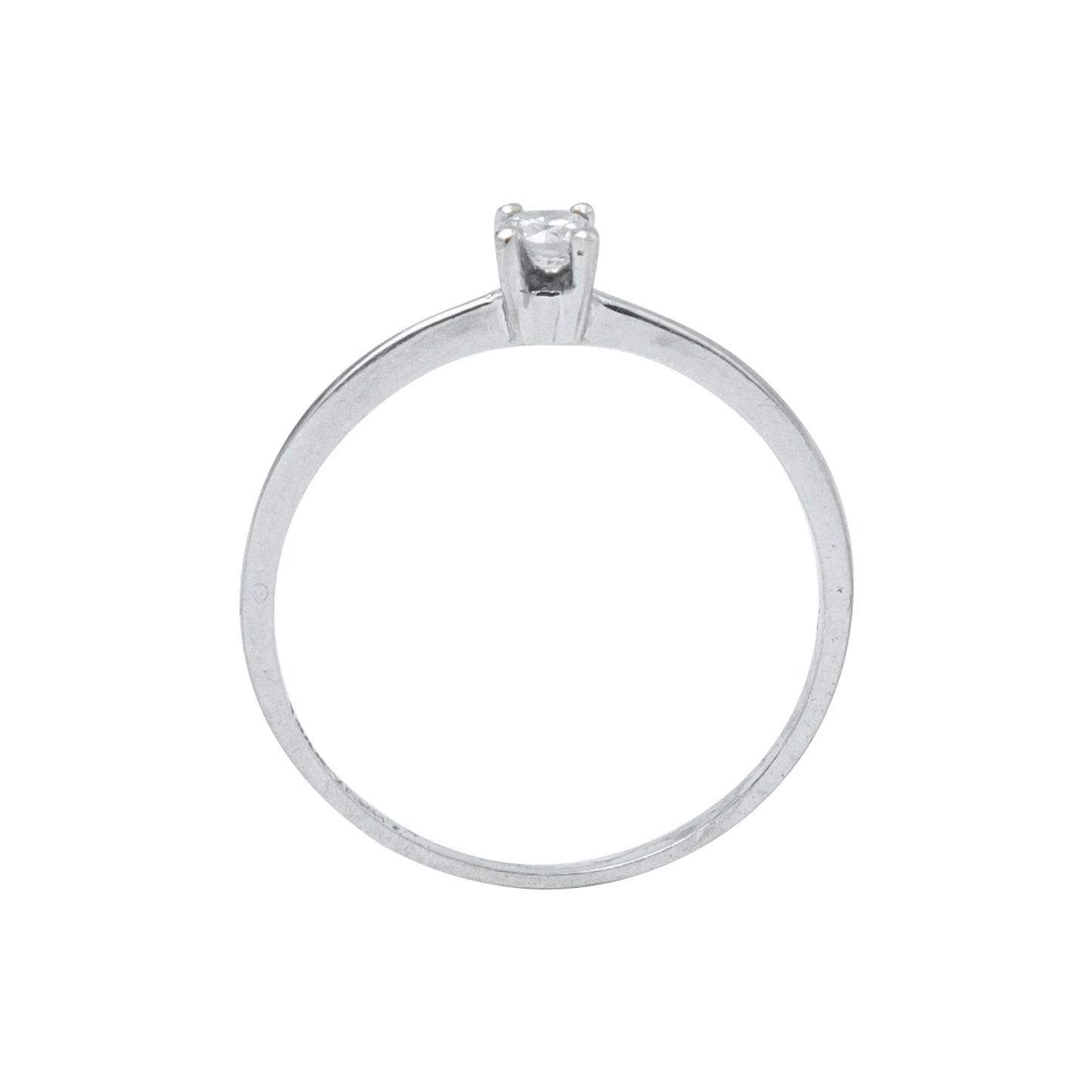 Anillo Solitario de 0.10 CT